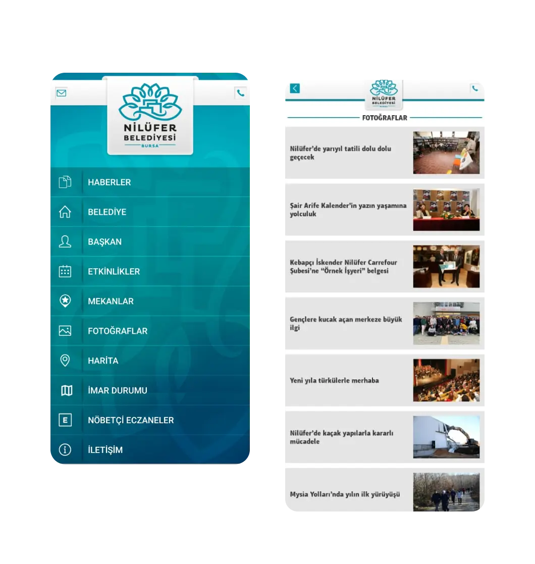 Nilüfer Mobil Uygulama 